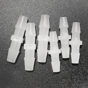 Konektor Selang Sambungan Lurus ZDVseal Polypropylene PVDF 1/8 3/16 1/4 Barb untuk Aplikasi Korosi Ozon - Product Image 1