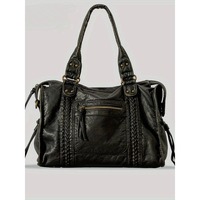 Nouveau Sac Fourre-tout Moyen Femme Style Moto Rétro Français 2026 avec Fermeture Éclair, Porté Épaule ou Croisé, Grande Capacité, Tendance pour le Quotidien