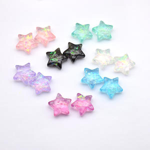 Precio de fábrica, estrella de cinco puntas, cuentas sueltas DIY, cuentas hechas a mano, joyería acrílica, accesorios de pulsera - Product Image 5