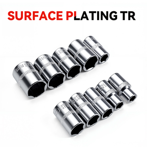 <span class=keywords><strong>Set</strong></span> di 10 Chiavi a Bussola da 1/4 di Pollice, Metriche e SAE, in Acciaio al Cromo Vanadio per Riparazioni Auto - Product Image 3