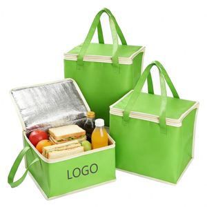 Bolsa Térmica Aislada Clásica para 6 Latas de Bebidas, Bolsa de Transporte Térmica Reutilizable Promocional con Cremallera - Product Image 1