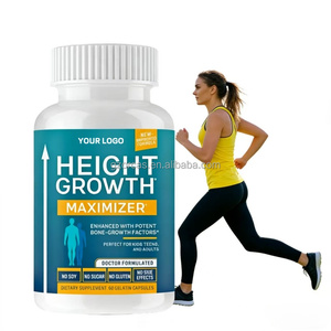 Capsule di Calcio per Aumento di Altezza HYX OEM Etichetta Privata Miglioramento della Densità Ossea Massimizzatore di Crescita 60 Capsule 2 Confezioni - Product Image 1