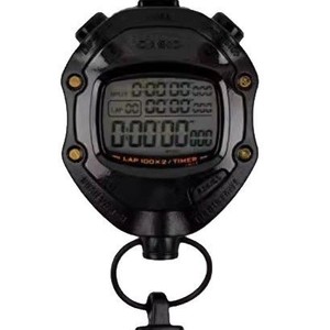 Cronómetro digital Seiko S061 con pantalla grande, cronógrafo para entrenamiento, carrera, natación, dispositivo de cronometraje - Product Image 1