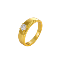 Bagues de mariage torsadées pour femmes, style éternité et religieux, plaqué or 18 carats de haute qualité, en laiton, pour fiançailles