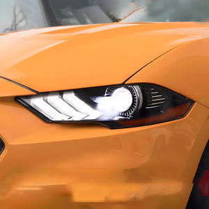Montaje de faros automáticos LED de alta calidad para <span class=keywords><strong>Ford</strong></span> <span class=keywords><strong>Mustang</strong></span> 2018-2023 lámparas delanteras lente de alta proyección nuevos accesorios de coche - Product Image 6