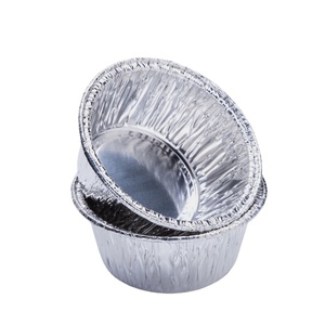 Contenants en aluminium argentés de 86 mm, 100 ml, 3 oz, 3 pouces pour gâteaux, petits moules en aluminium, vente chaude - Product Image 4