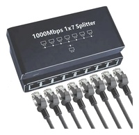 기가비트 이더넷 분배기 1~2/3/4/7 1000Mbps RJ45 LAN 네트워크 분배기(PC 노트북용) 닌텐도 스위치 라우터 인터넷 TV 박스