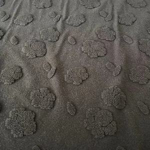 Tela de punto de poliéster para abrigo, tejido de lana de jacquard para abrigo, nuevo diseño, 2022 - Product Image 1