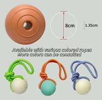 Balle de traction portable et durable pour chien avec poignée, jouets à mâcher pour animaux de compagnie en gros, pour mâcheurs vigoureux, grandes races, robustes