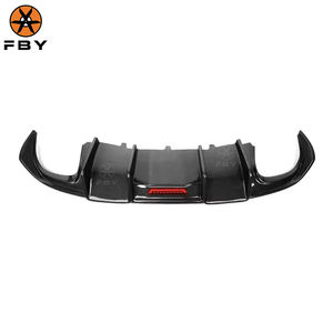 חם kb בסגנון סיבי פחמן סיבי פגוש אחורי מפזר עבור <span class=keywords><strong>audi</strong></span> <span class=keywords><strong>a4</strong></span> קו S4 b8.5 2013-2016 באיכות גבוהה איכות אחורי פגוש אחורי שפה - Product Image 2