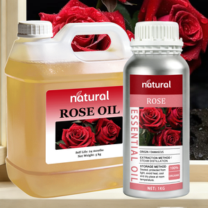 Minyak Esensial Mawar Damaskus <span class=keywords><strong>100</strong></span>% Murni Alami Grosir, Minyak Bunga Mawar untuk Aromaterapi, Perawatan Kulit, dan Parfum - Product Image 1