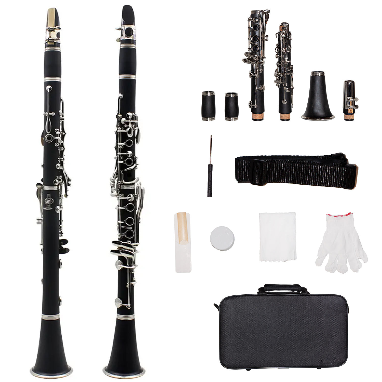 Set Riparazione Clarinetto - 10 Tipi Di Ricambi, Con Rulli, Molle E Viti - Foto 2
