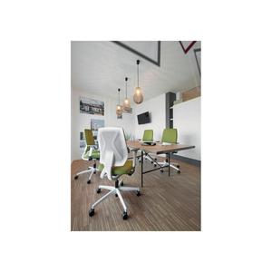 Dauphin เก้าอี้หมุนสำนักงานพร้อมกลไกการซิงโครไนซ์สีเขียว390-510มม. พร้อมฝาปิดที่วางแขนรองรับน้ำหนัก110กก. - Product Image 4