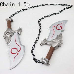 Épées du <span class=keywords><strong>Chaos</strong></span> de Kratos, accessoires de cosplay de dessin animé, ensemble d'épées en mousse avec chaîne, unisexe, à partir de 5 ans - Product Image 4
