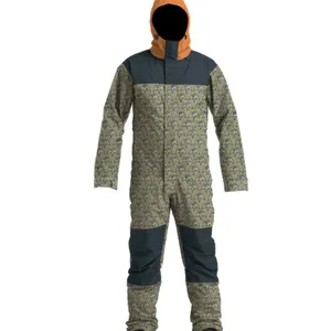 Pakaian Ski untuk pria, setelan lompat Ski kualitas tinggi, pakaian satu potong musim dingin, produsen OEM 2023