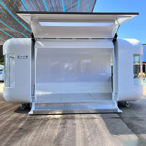 Capsula personalizzata Mobile Multi funzionale carretto caffè latte tè gelato acqua Bar vendita Snack Mobile stallo - Product Image 3