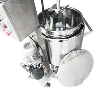 Mélangeur d'émulsion de réservoir de mélange de fondant liquide à grande vitesse en acier inoxydable avec support de levage
