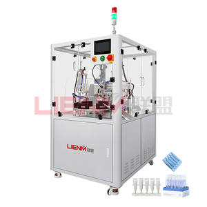 Halbautomatische Monodosis-Streifenfüllmaschine Monodosis-Streifenröhrchen Einzeldosis-Füller <span class=keywords><strong>Form</strong></span>-Füll-Versiegelungs-Verpackungsmaschine - Product Image 1