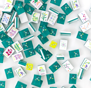 Juego de Mahjong acrílico americano de lujo personalizado 166 160 azulejos viaje Mahjong Singapur Mahjong personalizado Rummy Gme Set - Product Image 6