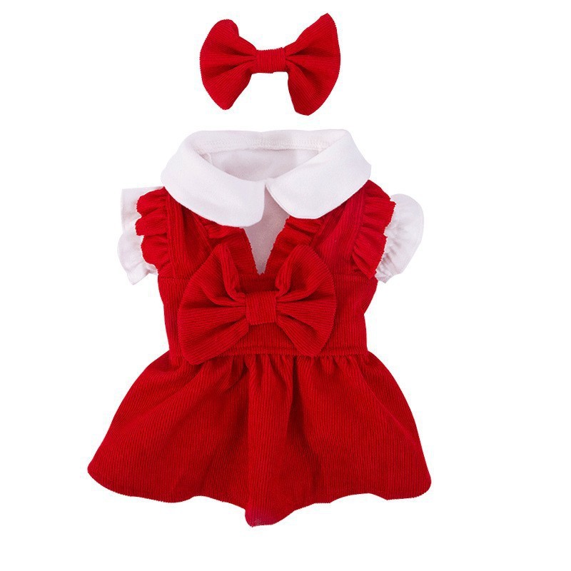 Bow-tie dress [set]