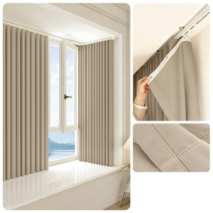 Tenda a Onda S Personalizzata in Stile Europeo DaiRui, Tenda a Onda Solida <span class=keywords><strong>per</strong></span> Camera da Letto - Product Image 2