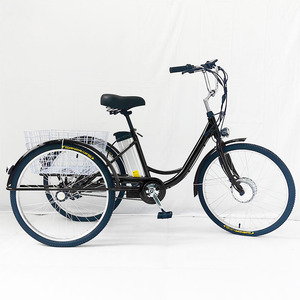 <span class=keywords><strong>Triciclo</strong></span> Eléctrico de 24 Pulgadas, 36V, 350W para <span class=keywords><strong>Personas</strong></span> <span class=keywords><strong>Mayores</strong></span> y Adultos, <span class=keywords><strong>Triciclo</strong></span> de Carga y Reparto con Asistencia de Pedaleo, Diseño de Estabilidad y Comodidad - Product Image 1