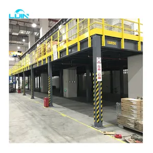 Pannelli della piattaforma del pavimento del soppalco galvanizzati magazzino industriale d'acciaio di stoccaggio resistente più popolari