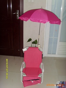 Muebles <span class=keywords><strong>de</strong></span> exterior Lovely Korean Picnic Silla <span class=keywords><strong>de</strong></span> playa plegable con paraguas para niños - Product Image 4
