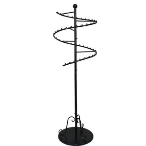 Free standing del reggiseno del metallo rack di biancheria intima mobili negozio di lingerie display stand