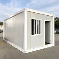 Pack plat modulaire préfabriqué 20 pieds 10 pieds 40 pieds Maisons préfabriquées pliables Module de vie pliant moderne Maisons en conteneur pour la maison