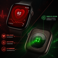 Montre connectée Série 12 2026, best-seller mondial, avec moniteur de fréquence cardiaque optique, suivi d'activité et de forme physique, étanche, pour le sport
