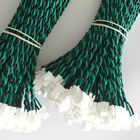 Kabel Twisted Pair dengan Konektor Plastik Putih Satu Ujung untuk Pengkabelan Transmisi Sinyal Anti-Interferensi Refrigerasi
