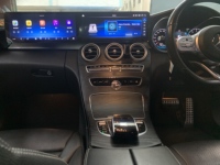 Lecteur multimédia Android à double écran 12,3 pouces pour Mercedes Benz GLC Classe C 2015-2024 NTG 5.0/5.5/6.0 Autoradio GPS CarPlay