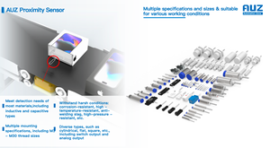Auz Super Kleine Flush Npn Geen M4 M5 M8 M12 M18 M30 0.6-40Mm Detectieafstand Ip67 Niet-Flush Pnp Nc Inductieve Npn Nabijheidssensor - Product Image 5