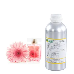 Perfume rosa con aroma floral, aceite aromático corporal, marca de fábrica