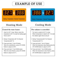 Thermostat de contrôleur de température numérique de micro-ordinateur XH-W3001 12V 24V 220V