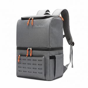 Custom Logo 22L Waterproof Insulated Polyester Fashion <b>Cooler</b> <b>Backpack</b> OEM Thermal Lunch Bag - Product Image 1