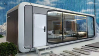 Maison préfabriquée, maison mobile, capsule spatiale, cabine, design moderne, maison de villégiature