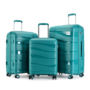 Mejor Precio <span class=keywords><strong>de</strong></span> Maletas Rígidas <span class=keywords><strong>de</strong></span> PP Personalizadas al por Mayor, Juego <span class=keywords><strong>de</strong></span> 3 Maletas <span class=keywords><strong>de</strong></span> <span class=keywords><strong>Viaje</strong></span> con Ruedas, Color Rosa Encantador - Product Image 4