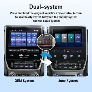 Caja de Interfaz Viknav Linux para Toyota LC200 2007-2021, CarPlay Inalámbrico, Android Auto, Navegación GPS, Pantalla de Radio Original del Automóvil - Product Image 4