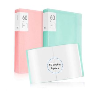 High Quality PVC Art Portfolio Display <b>Book</b> Folder with 60 Pockets Gold Supplier for Document Presentation - Product Image 4