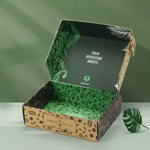Caja personalizada de alta calidad para gorra de béisbol, embalaje de cartón marrón reciclada