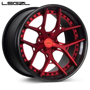 Aro de carro em liga forjada personalizada 5x114.3 5x120 5x130 15 17 18 20 21 22 polegadas para BMW Mercedes Lexus