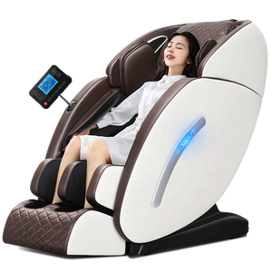 Leercon OEM hiện đại chính hãng da Pro sân ngủ mui xe Ghế massage cơ thể thép không gỉ 4D ghế massage không trọng lực SL hình dạng - Product Image 2