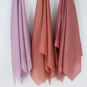 Wholesale Shinny Square Scarf Malaysia Textured Bawal With Laser Cut Edge Shawls Tudung 110X110 Hijab