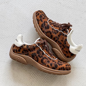 Limited edition design leopard-print training shoes men's women's <b>retro</b> sports casual shoes couple's style breathable sneakers - Product Image 2