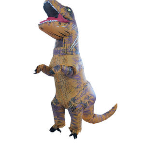 Disfraz de dinosaurio inflable original para adultos y niños - Product Image 1