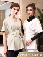 Ropa DE TRABAJO DE esteticista, terapia de pies China femenina y técnico de baño de pies, ropa de trabajo para Asistente de hotel