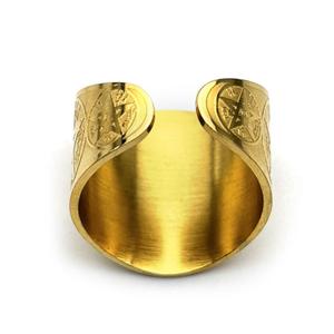 Anillo de Compromiso Estilo Punk Vintage, <span class=keywords><strong>Amuleto</strong></span> con Sello de los 7 Arcángeles, Protección, Cubo de Metatrón, Símbolo de Lilith, Secretos <span class=keywords><strong>del</strong></span> <span class=keywords><strong>Rey</strong></span> - Product Image 2