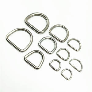 バッグ、バックパック、ペットアクセサリー用多用途のヘビーデューティステンレススチールDリングアタッチメント - Product Image 3